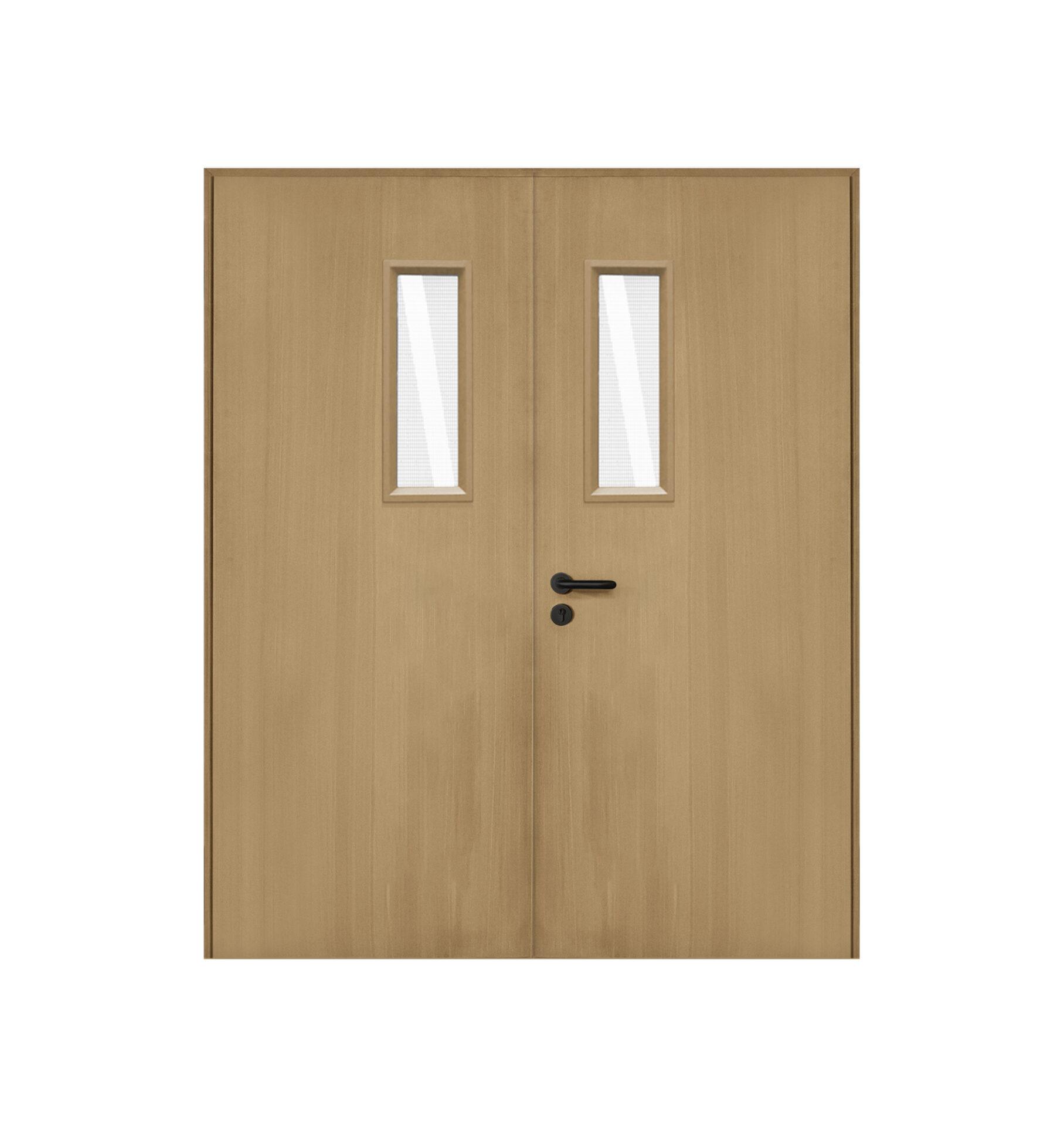 Alba Double Engineering Door + Vision Panel